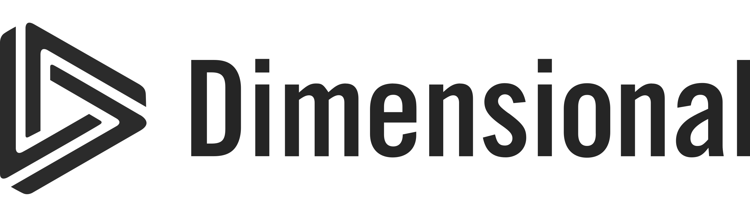 Dimensional logo